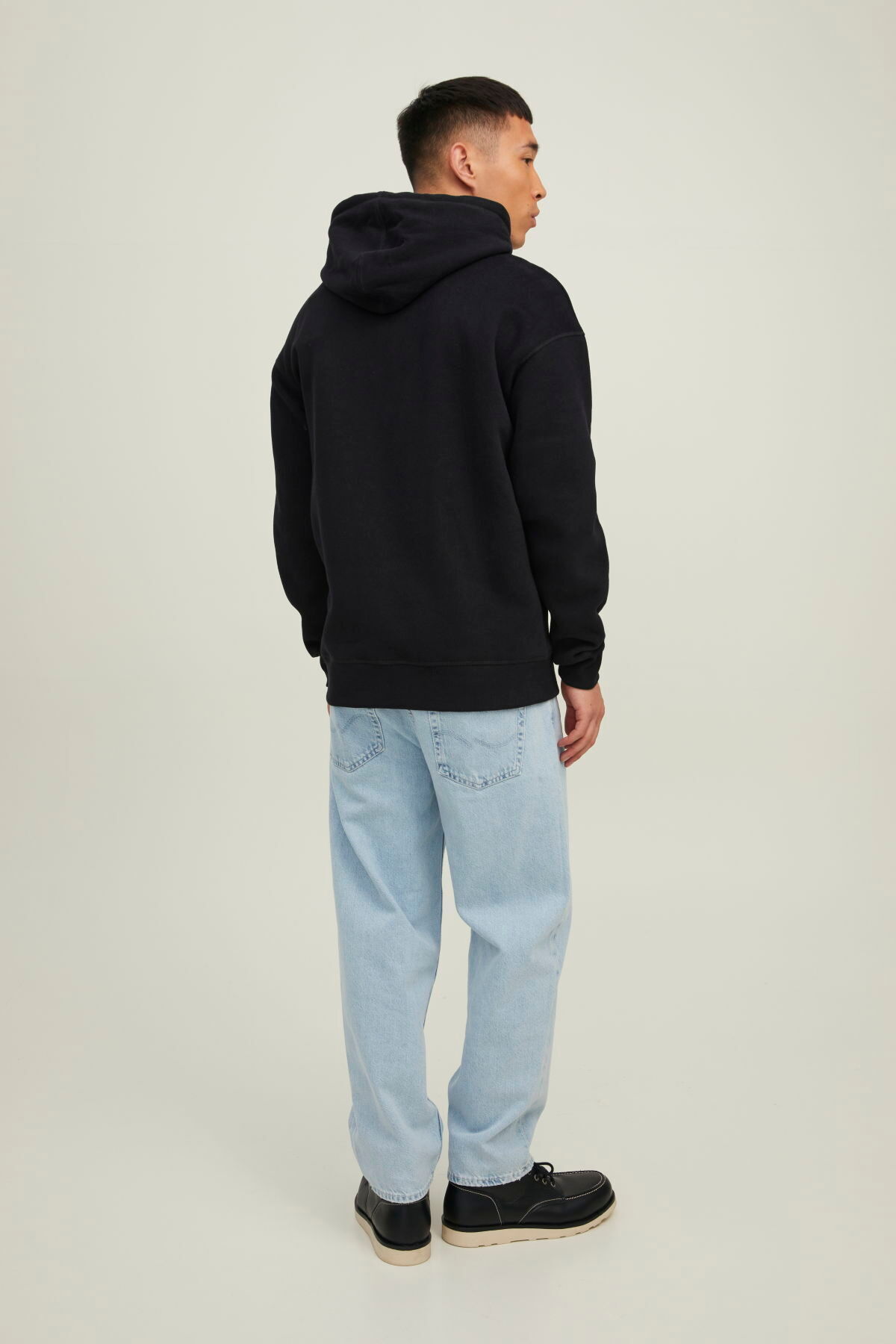 سویشرت مردانه مشکی جک اند جونز | 12216342 اورجینال - تصویر 3