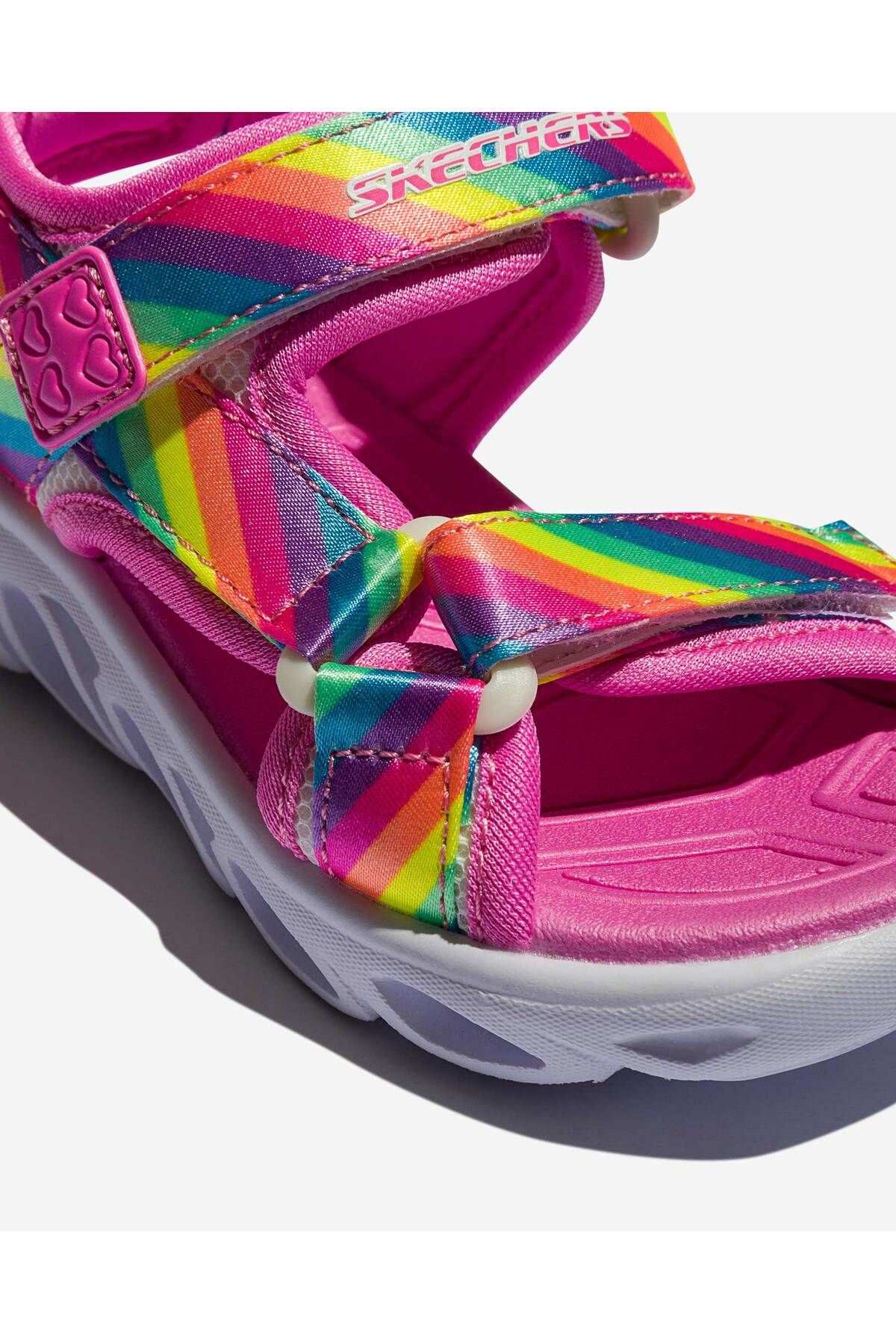 Skechers Hypno Spash Lights Little Girl Sandals Light Multi Color 20218N MLT