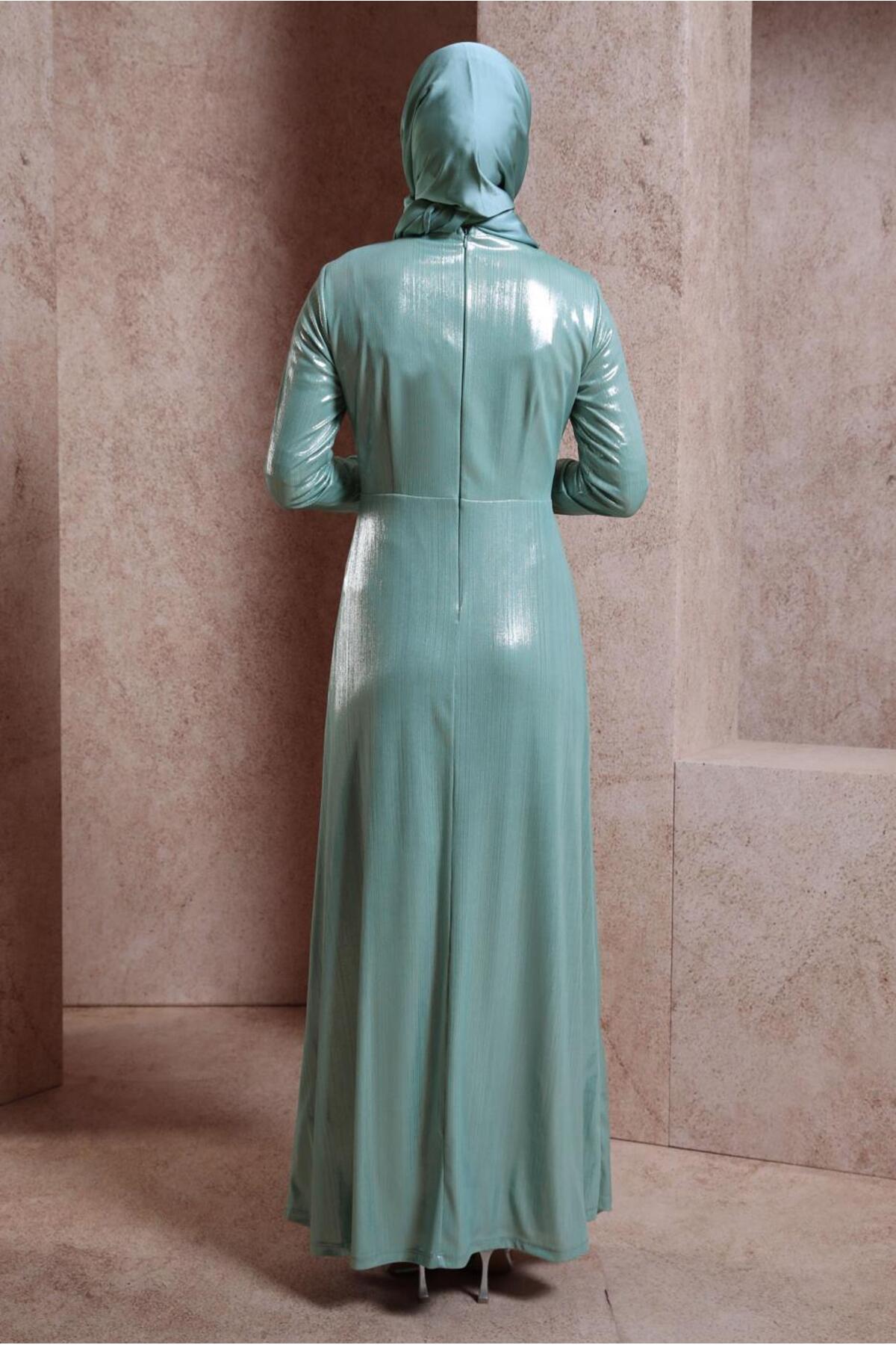 مانتو ابایا زنانه آلوینا | 24YABL0050415 Alvina - Image 3