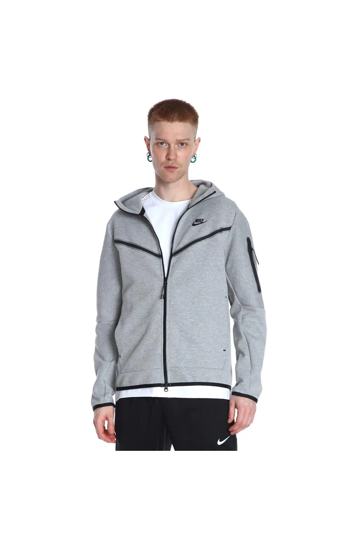 سویشرت اسپرت نایکی مردانه پلی استر خاکستری اسپرت  Regular/رگولار    Regular/رگولار اسپرت | Nike TYC66F7778CBA22520 KH - تصویر 6