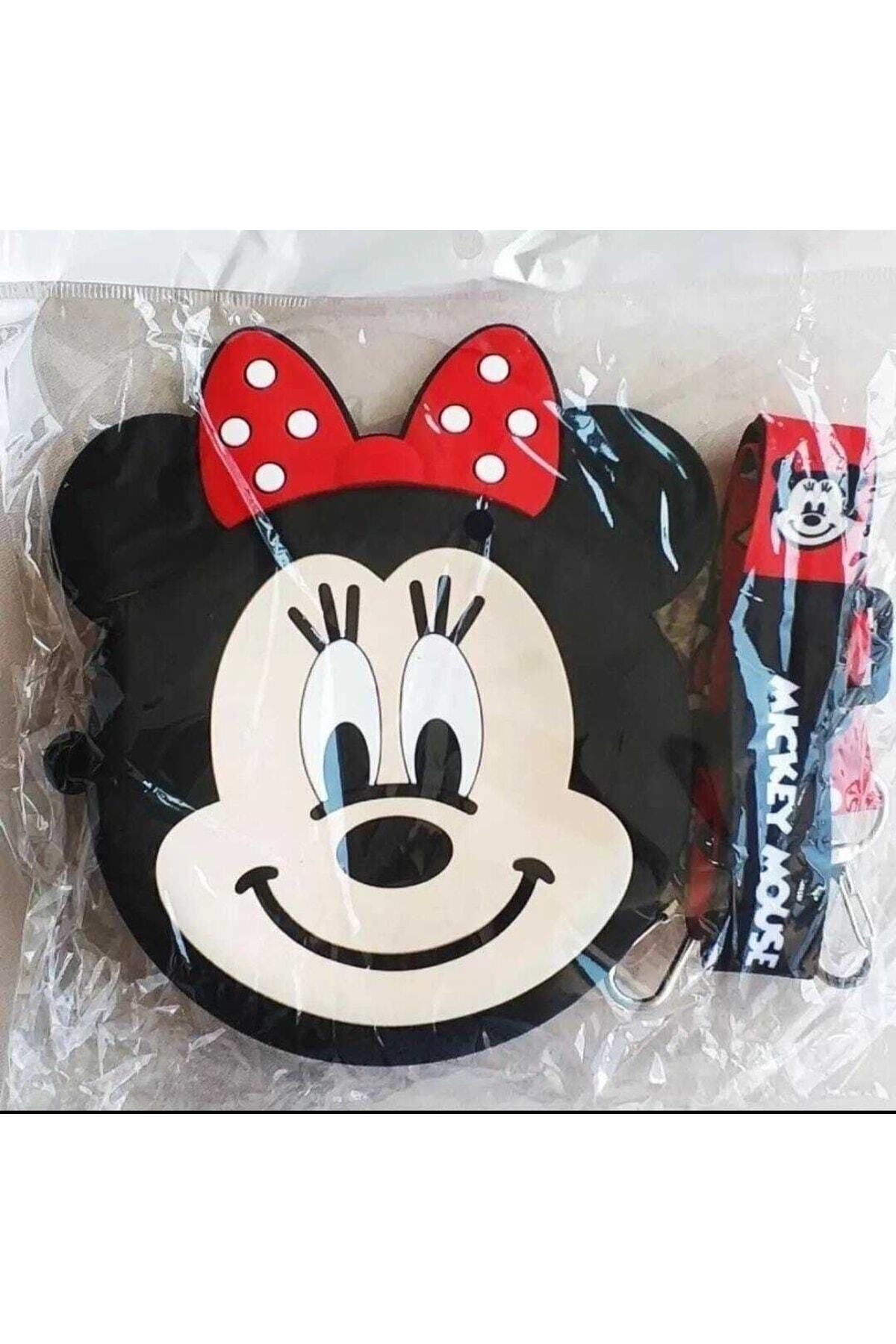 Minnie Mouse Kız Çocuk Silikon Çanta Cüzdan.