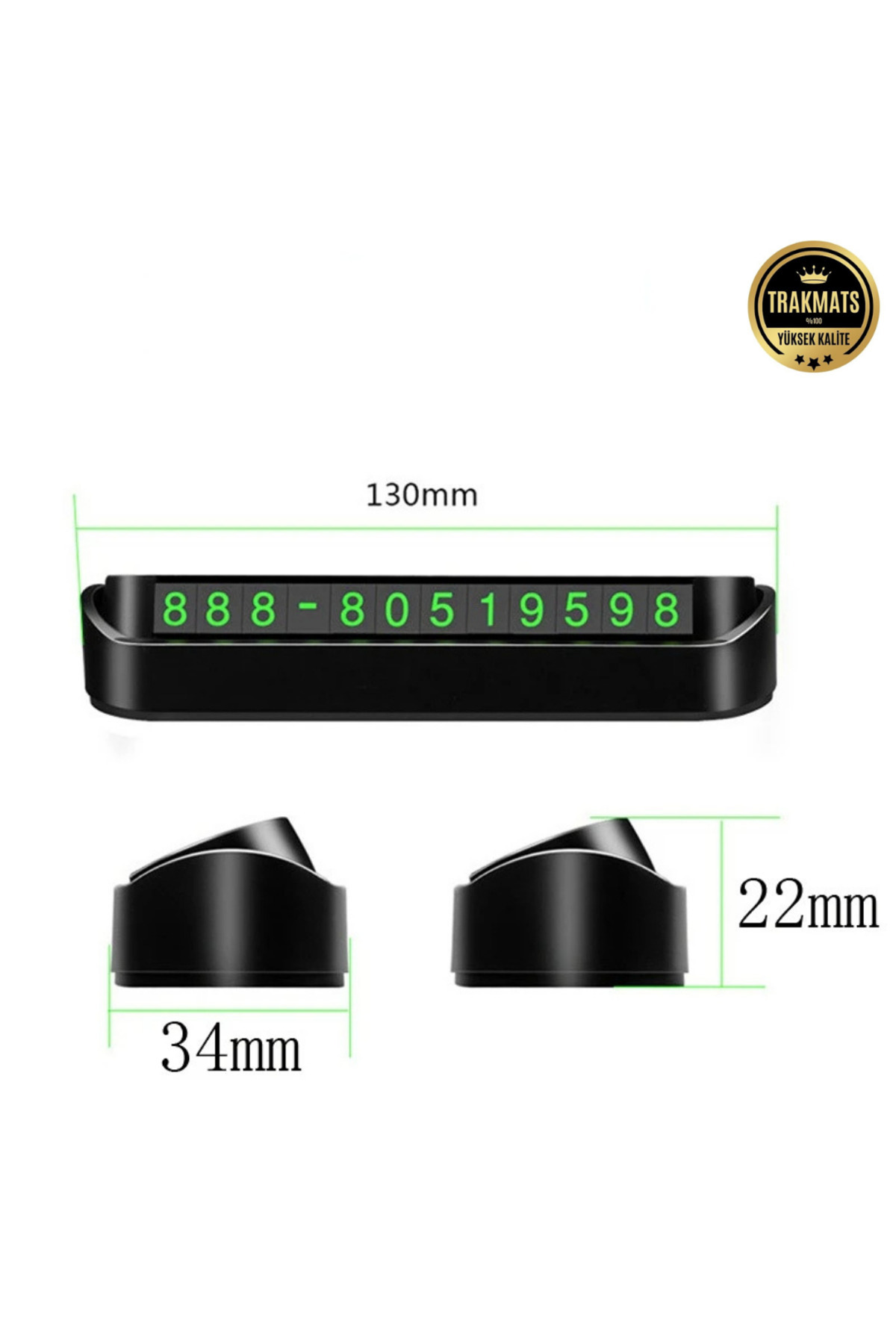 TRAKMATS-FOR Ford Courier 2014 - 2024 CAR PARKING NUMARATOR OPEN CLOSURE MECHANISM PHONE NUMBER INDICATOR 5