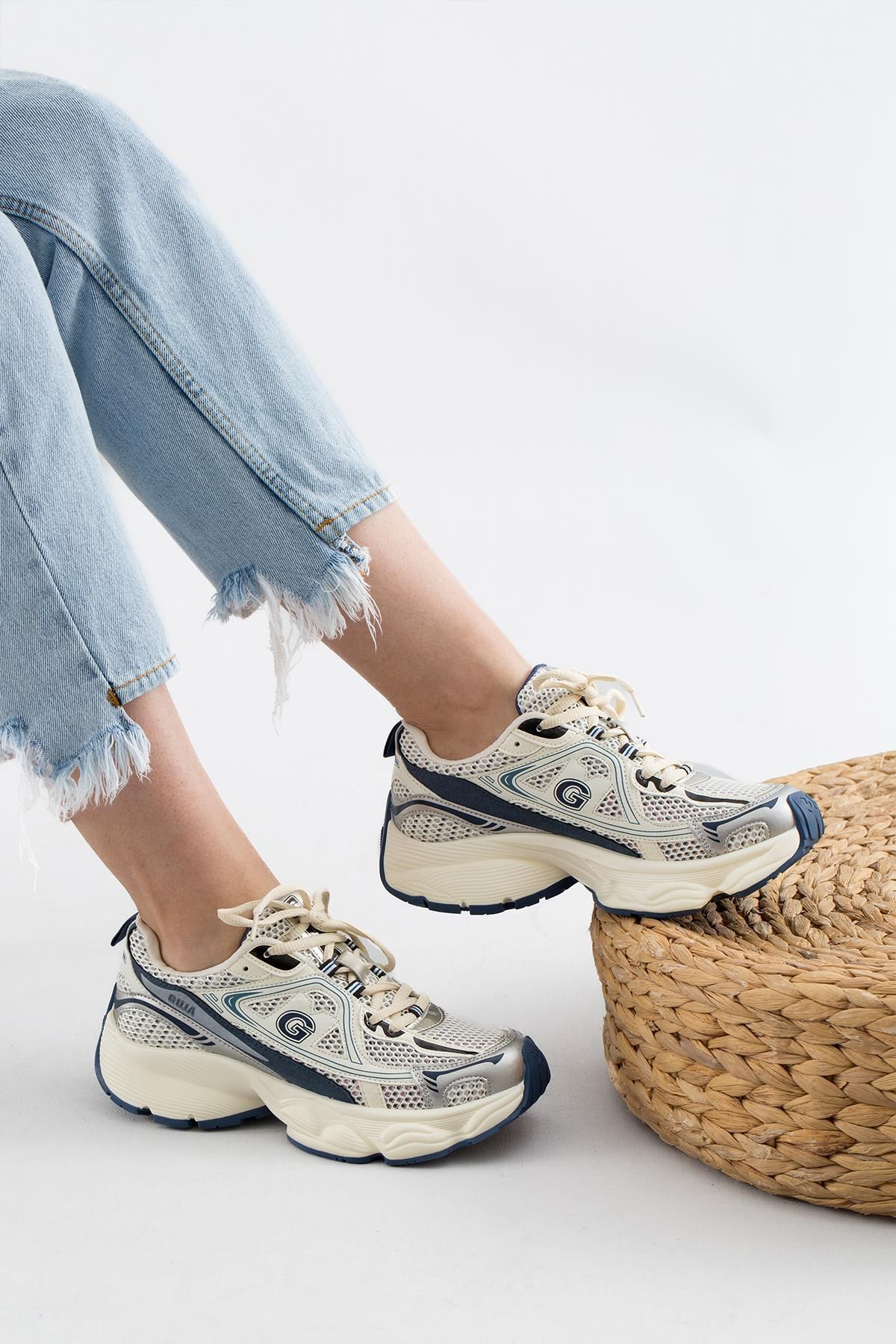 Guja-PANTOFI SPORT DE DAMĂ COMFORT SERIE SPECIALĂ IMPORTAȚI 24Y459 ALBASTRU ÎNCHIS 2