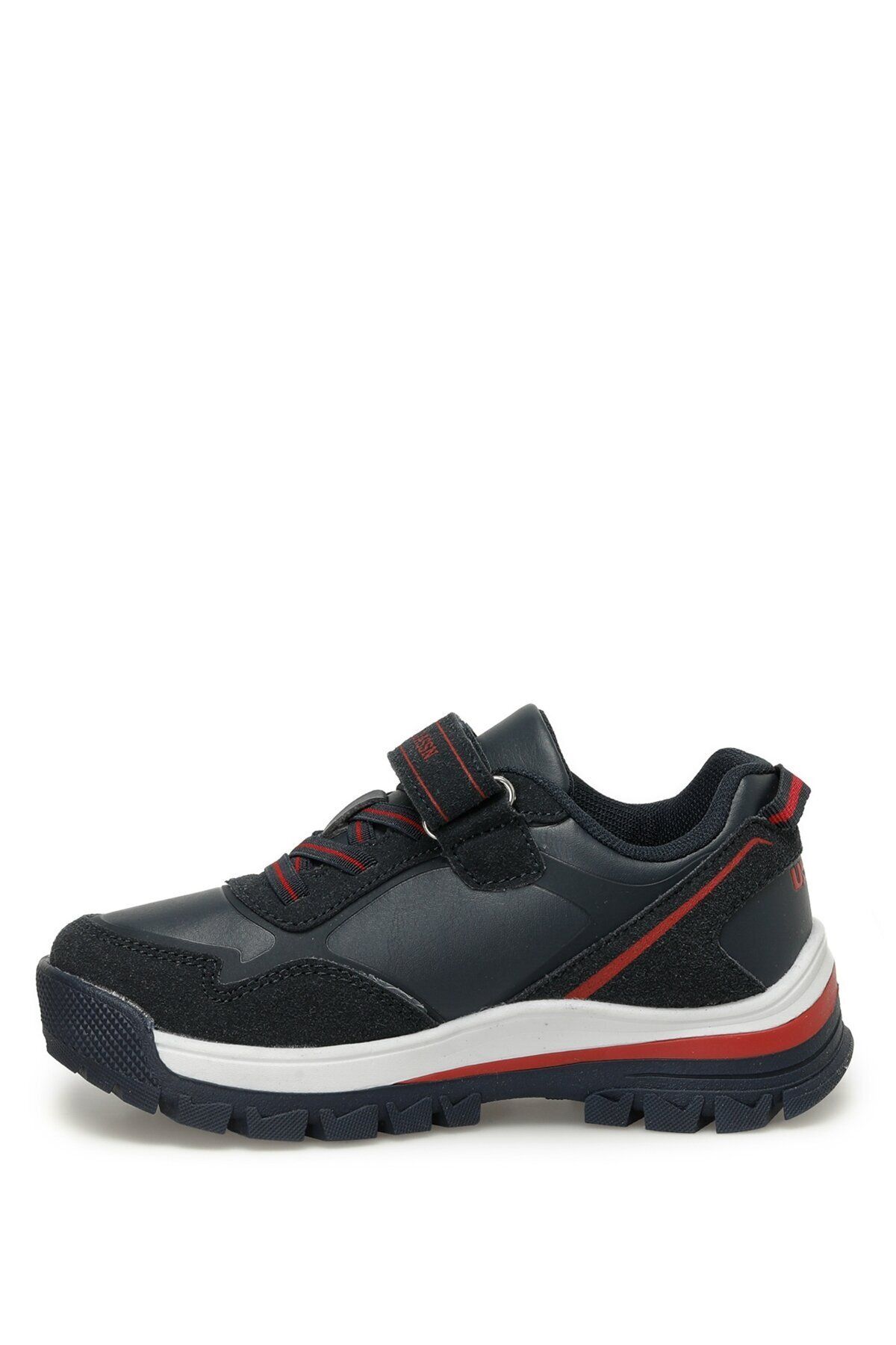 کفش های فضای باز آبی پسرانه و بچگانه Boy Sagan Jr 3PR Shost Navy Blue U.S. Polo Assn.