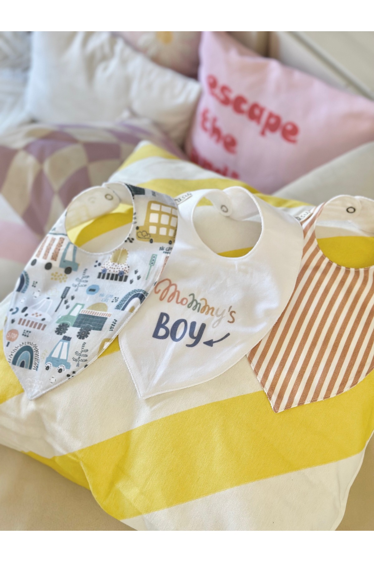 Mix&Match 3'lü Organik Pamuk Traffic Mommy