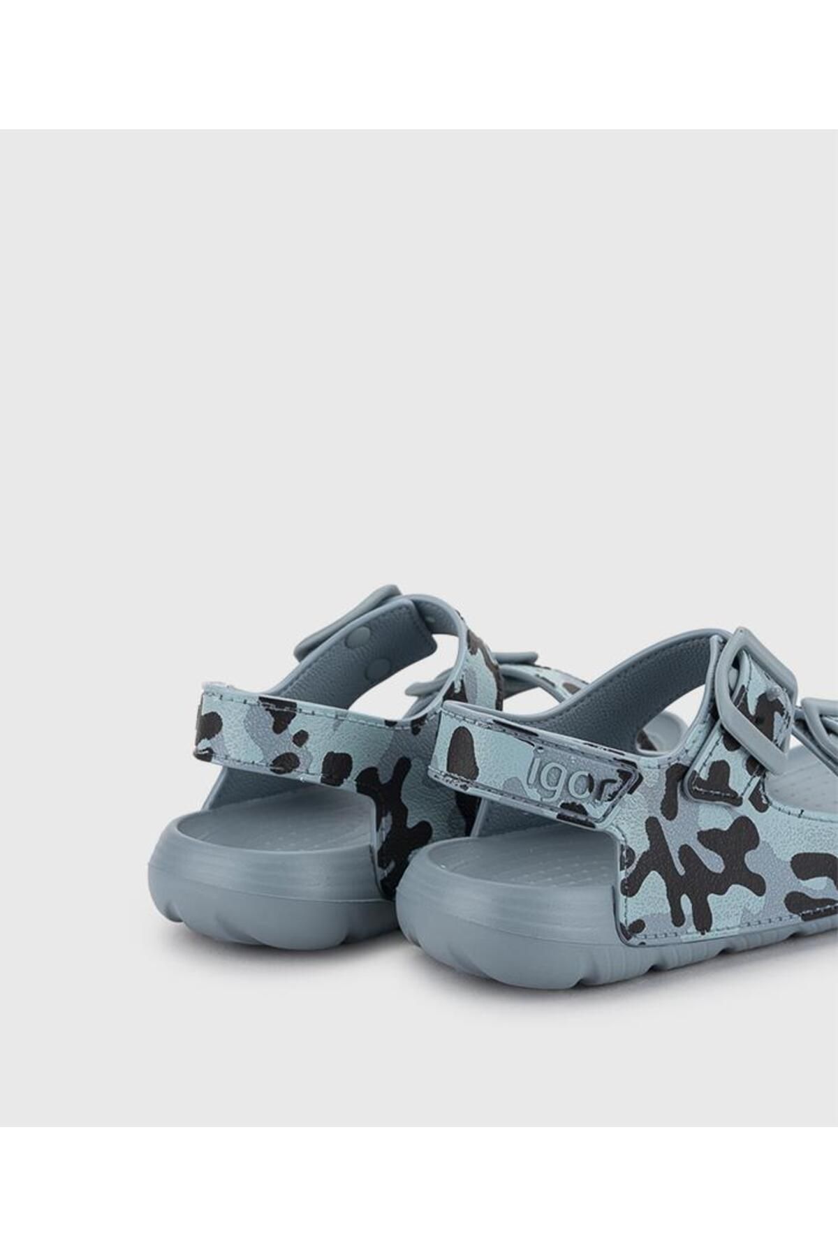 صندل آبی پسرانه و بچگانه S10325 MAUI CAMO OCEANO SANDALS IGOR