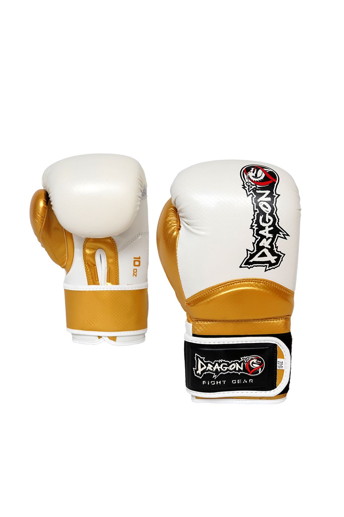 تجهیزات بوکس سفید 30025 P کربن 5 دستکش Muay Thai Glides Kick Boxing Glove 0424 Dragondo