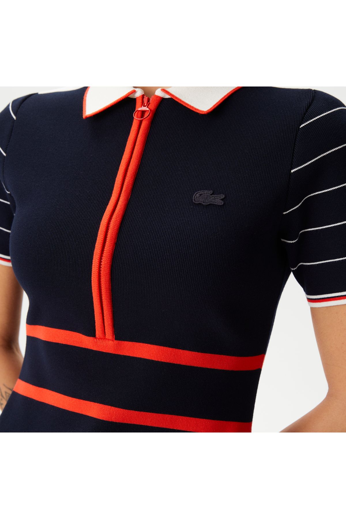 Lacoste Flare Fit Polo Yaka Navy Blue