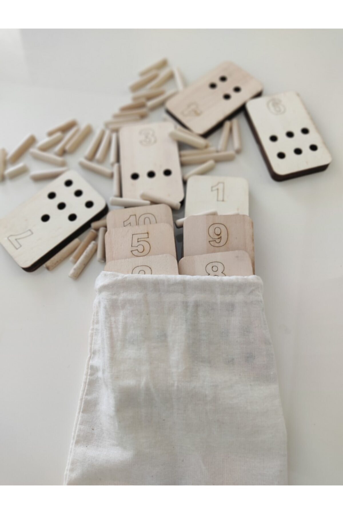 Ankebut Montessori Pim Takmalı Sayı Ve Değerleri Öğrenme Seti fotoğrafı 3 (önizleme)