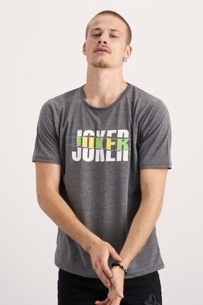Erkek Füme Regular Fit Modelli T-shirt TCJKR001