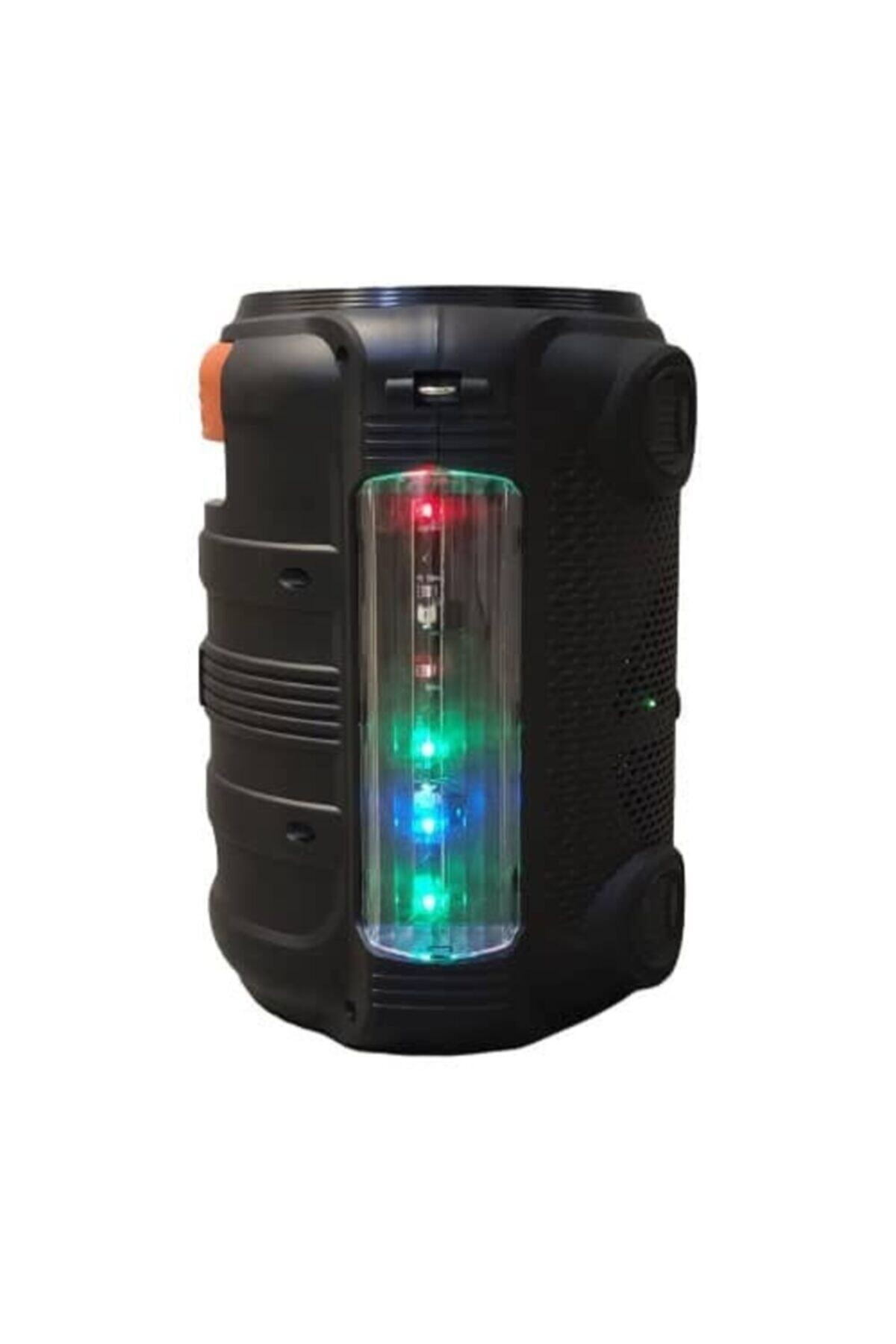 Led Işıklı Mikrofonlu Bluetooth Hoparlör Taşınabilir Karaoke Kablosuz Speaker 2