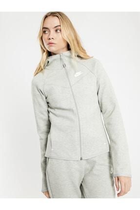Kadın Gri Sportswear Windrunner Tech Fleece Sweatshirt Bv3455-063 TYC00155598463