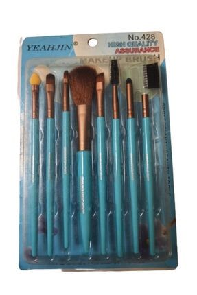 Professional Makeup Brush 8'li Makyaj Fırçası Seti Mavi 5925652952
