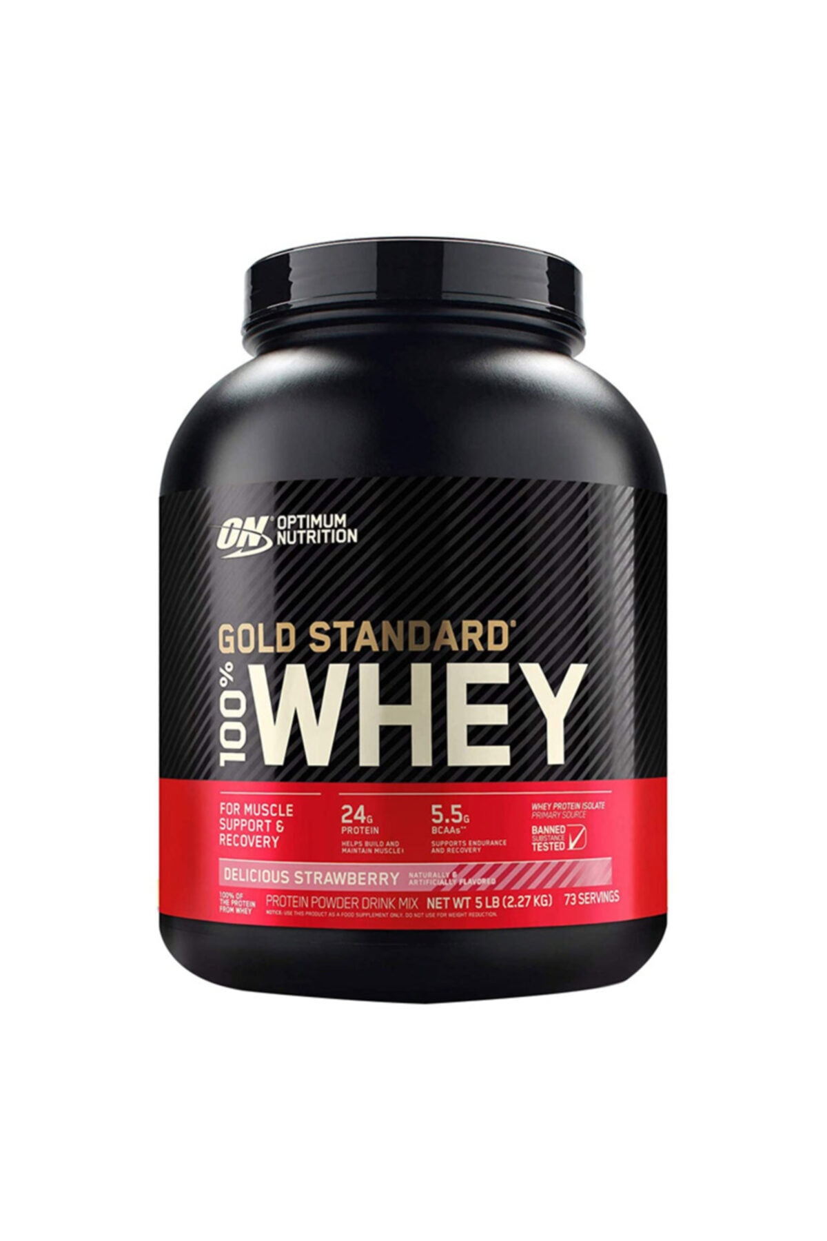 Optimum Gold Standard Whey Protein Tozu 2273 gr - Çilekli