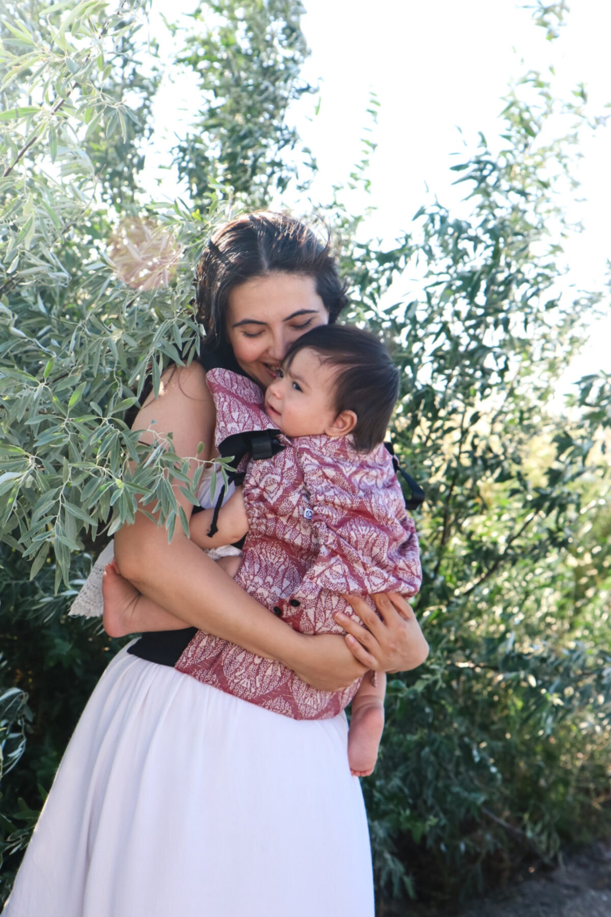 Neko Start Kanguru - Unique Ida Glitter (diş Pedi Hediyeli Ergonomik Kanguru) %100 Pamuk, Dokuma Kumaş fotoğrafı 2 (önizleme)