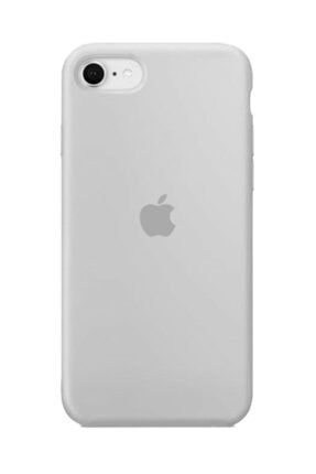 Iphone Se 2020 Logolu Lansman Kılıf Altı Kapalı Iç Kısmı Kadife Gri SELANSMAN
