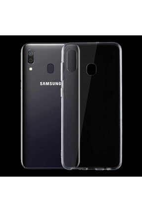 Samsung Galaxy A20 Şeffaf Silikon Kılıf HappyCaseşeffafsilikon142