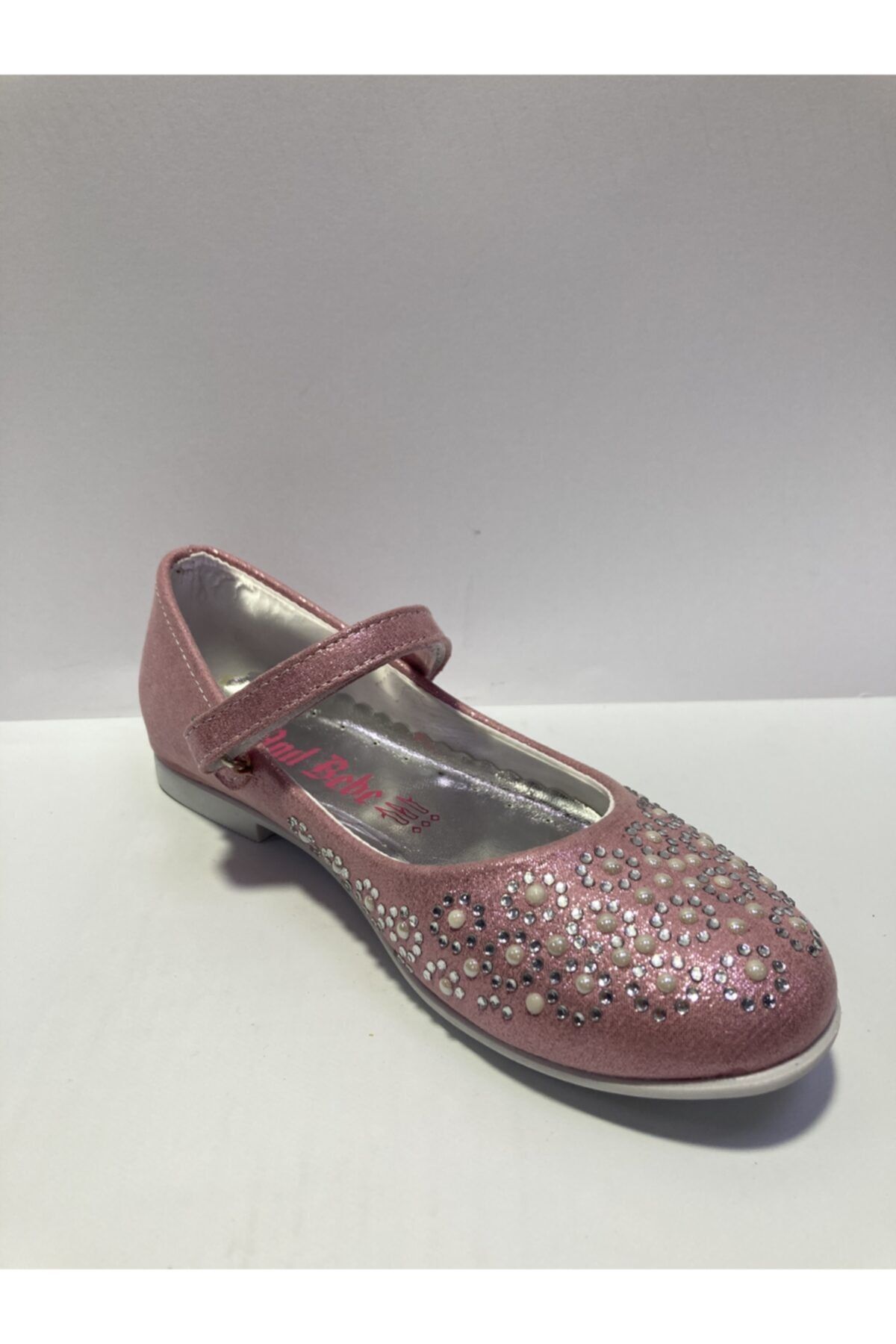 Anıl Bebe Kız Çocuk Pembe Bantlı Babet