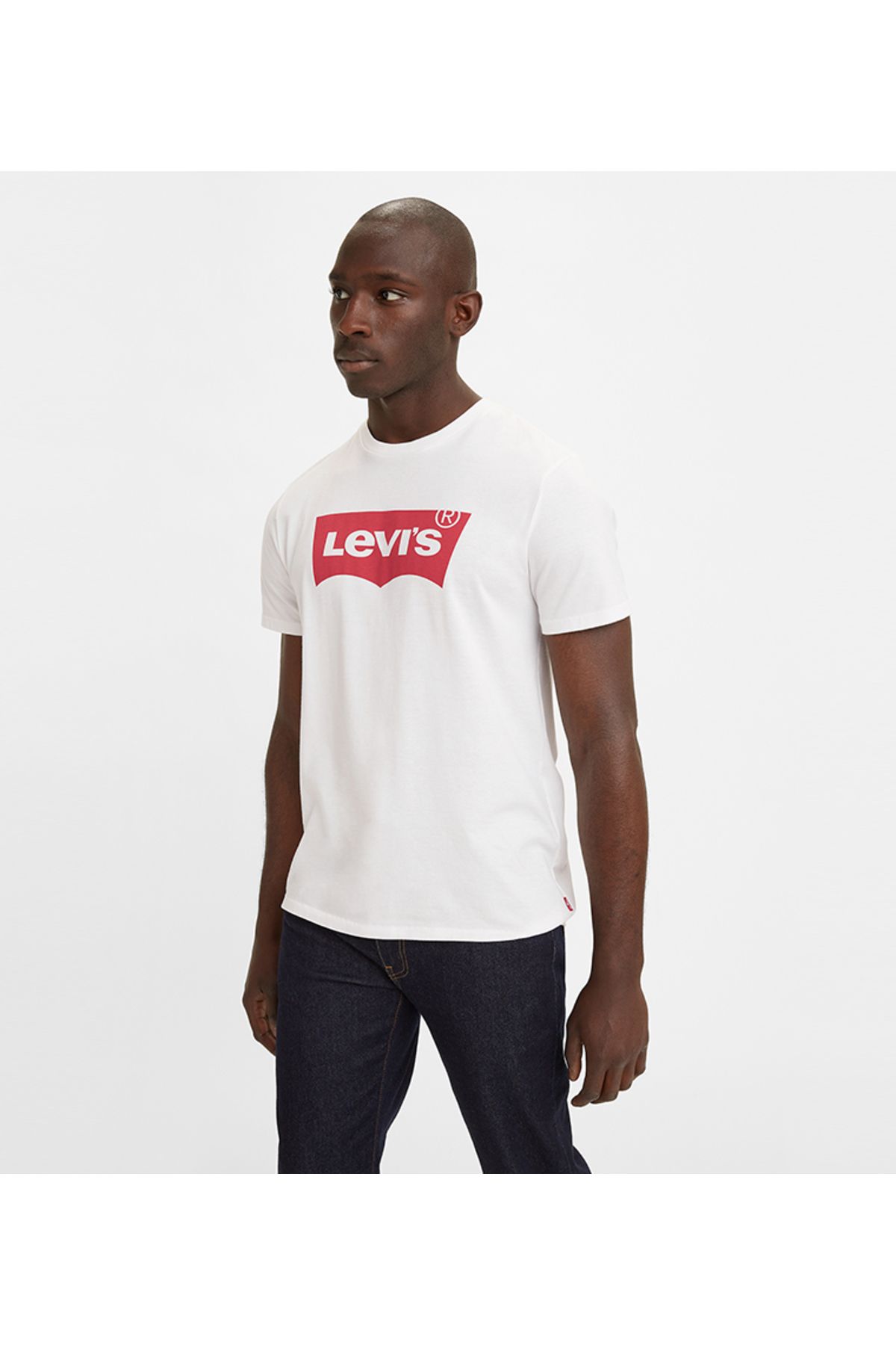 تی شرت سفید مردانه اورجینال Levi's