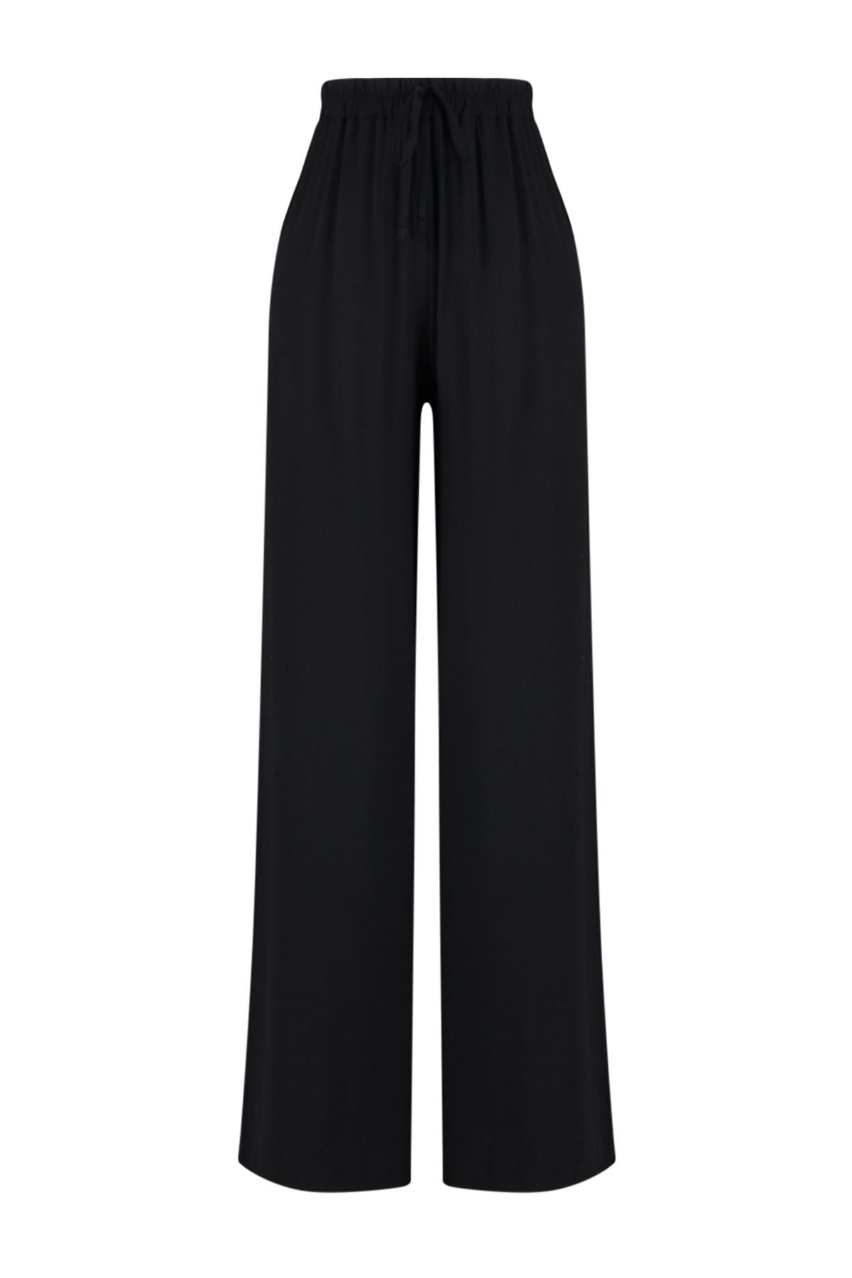 Trendyol Collection-Schwarze Strandhose mit gewebtem Schlitz TBESS24PL00013 6
