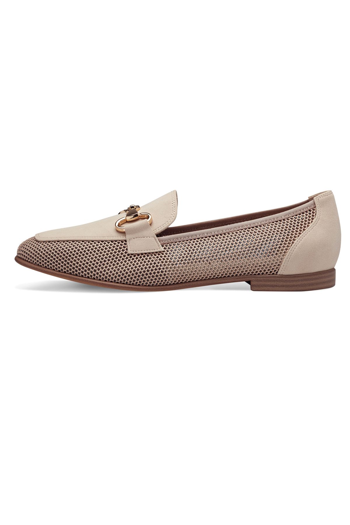 Tamaris-Damen Halbschuhe Slipper 1-24220-42 Beige 418 Ivory Lederimitat/ Textil 3