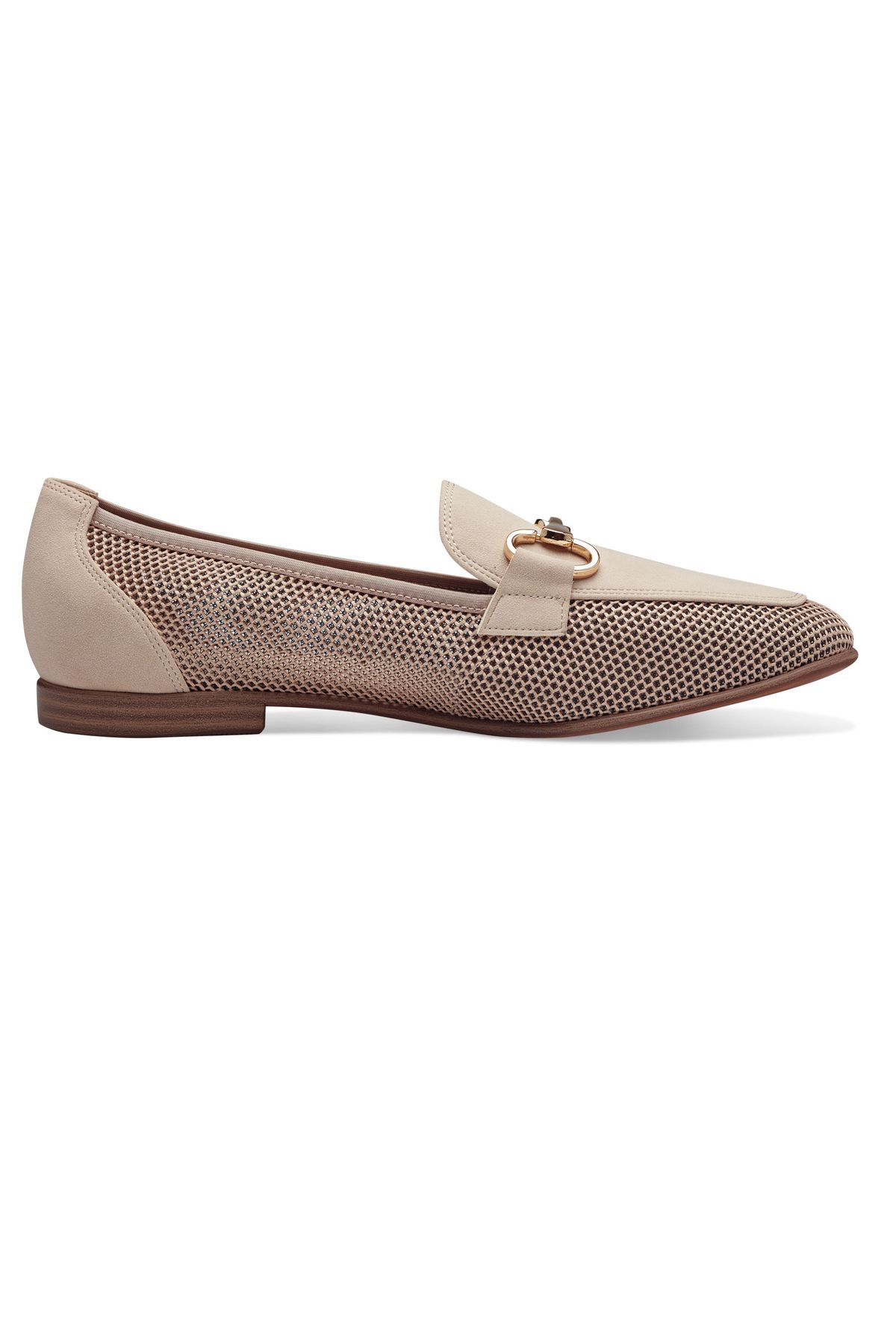 Tamaris-Damen Halbschuhe Slipper 1-24220-42 Beige 418 Ivory Lederimitat/ Textil 6