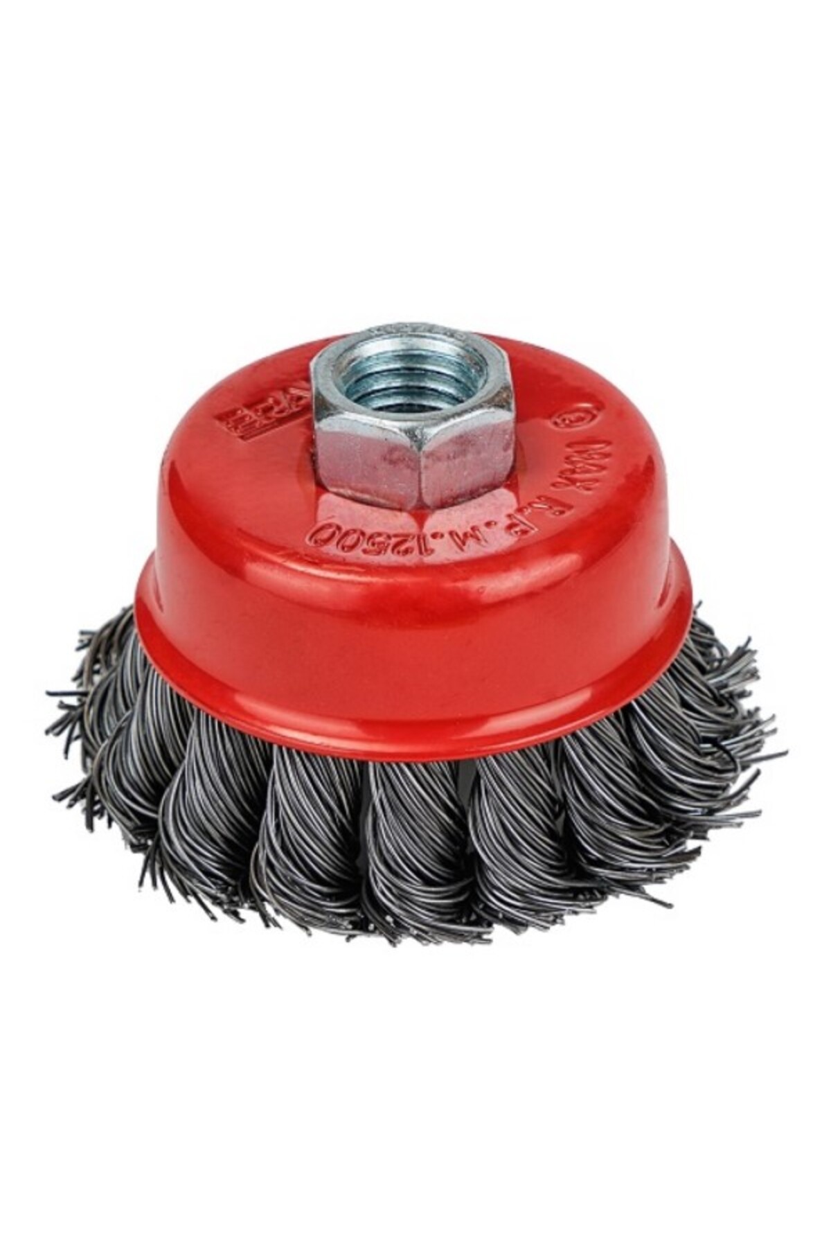 Eratool ÇANAK FIRÇA 75MM BURMALI GRİ TELLİ M14 VİDALI ERA10049 ERATOOL