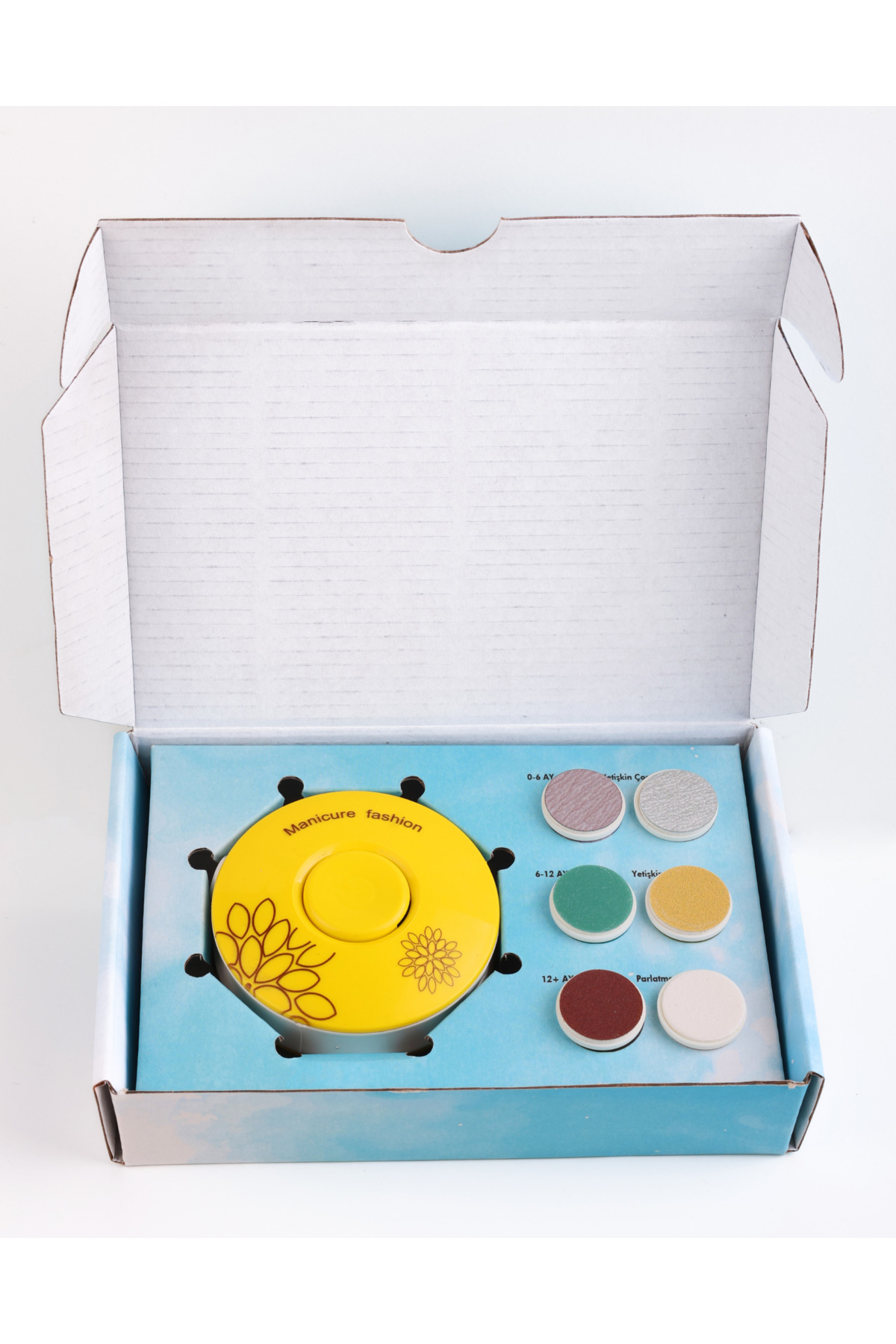 HODAF Yenidoğan Bebek Dönerli Pilli Tırnak Kesme Törpüleme Makinası Tırnak Makası Bebek Bakım fotoğrafı 5 (önizleme)