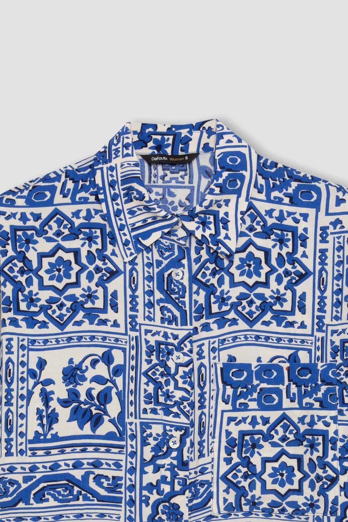 شومیز زنانه دفاکتو | C8731AX24SM Defacto - Image 2