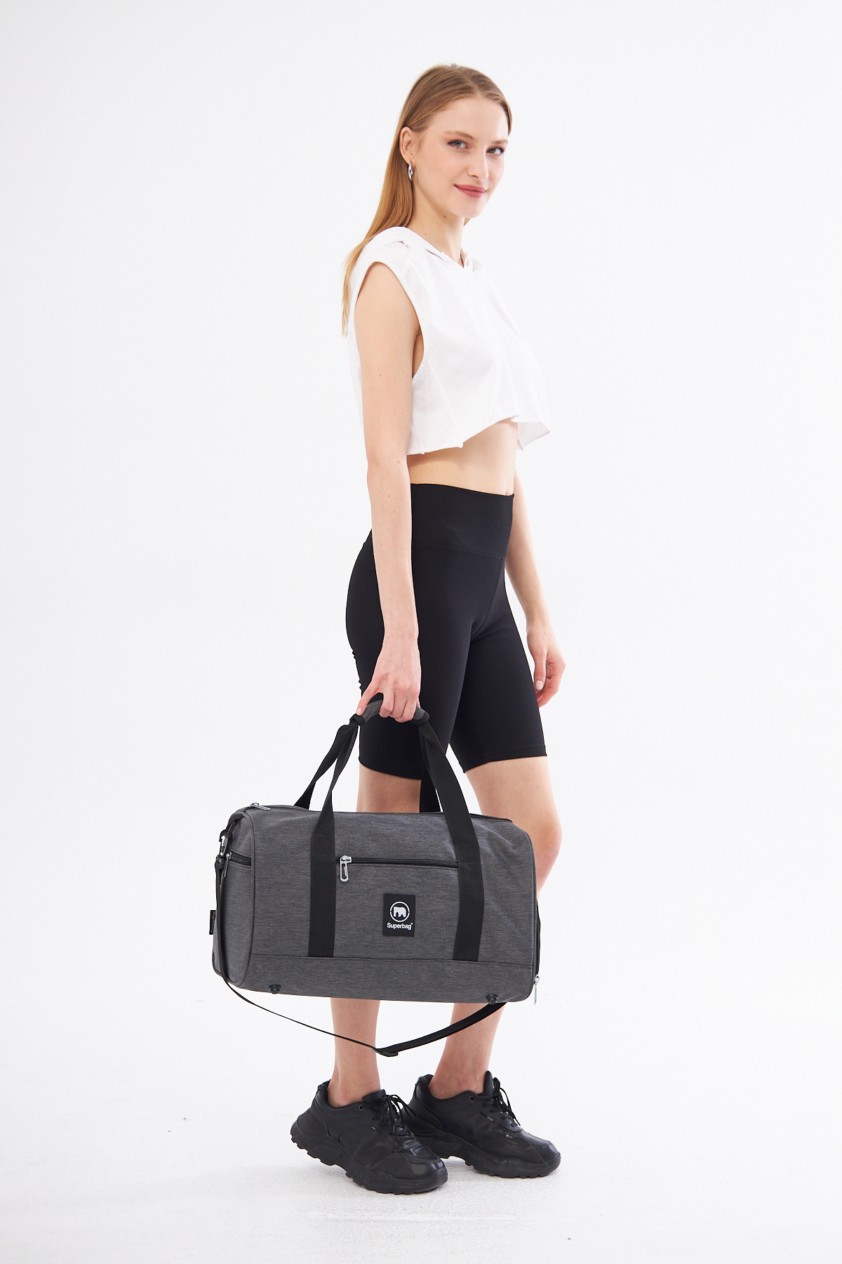 Superbag Seyahat Spor Çantası Kadın Erkek Unisex görsel 8