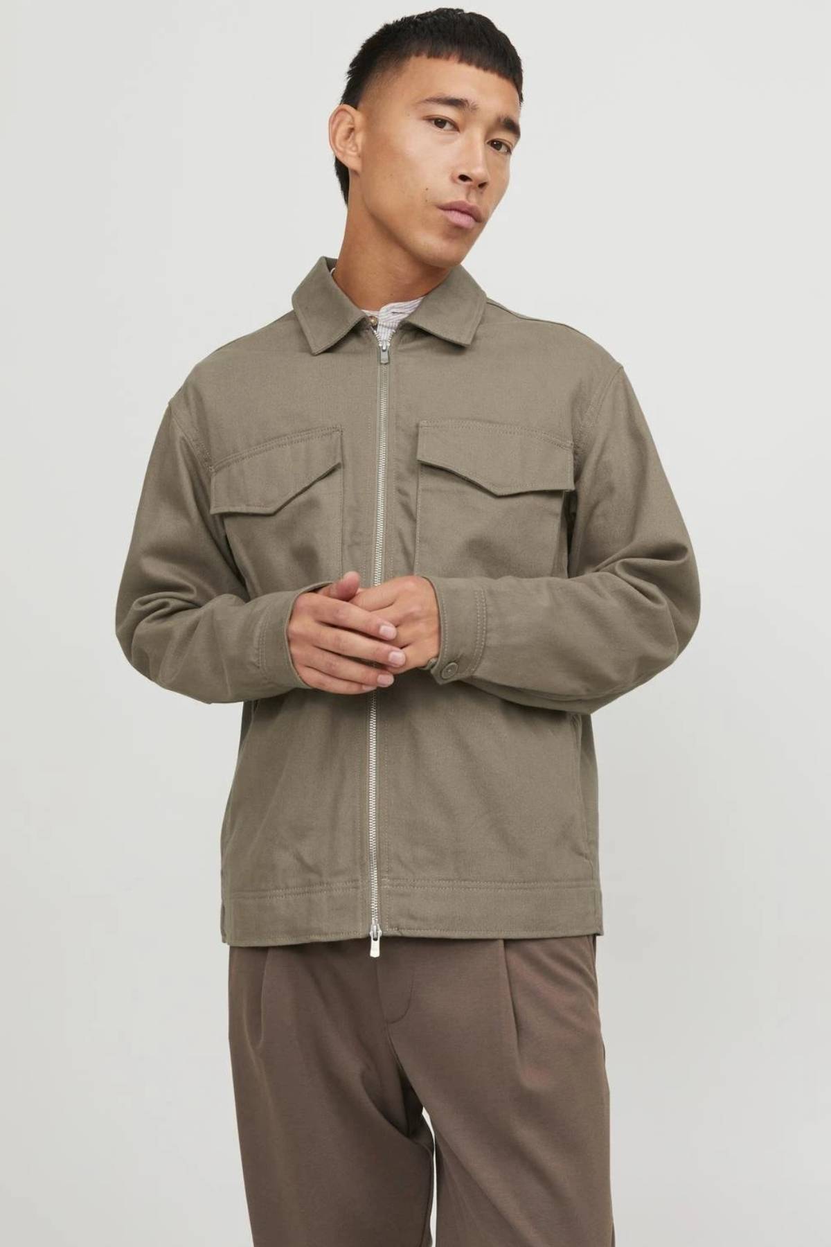 کت جک اند جونز مردانه دوختنی قهوه ای  راسته Relaxed/ریلکس    Relaxed/ریلکس Daily/روزانه | Jack & Jones TYC49983FFB04B4BC1 TR - تصویر 3