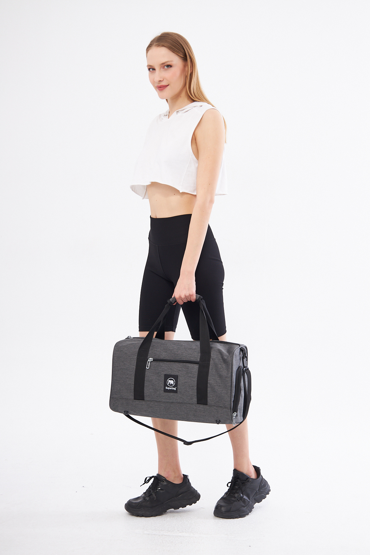 Superbag Seyahat Spor Çantası Kadın Erkek Unisex görsel 6