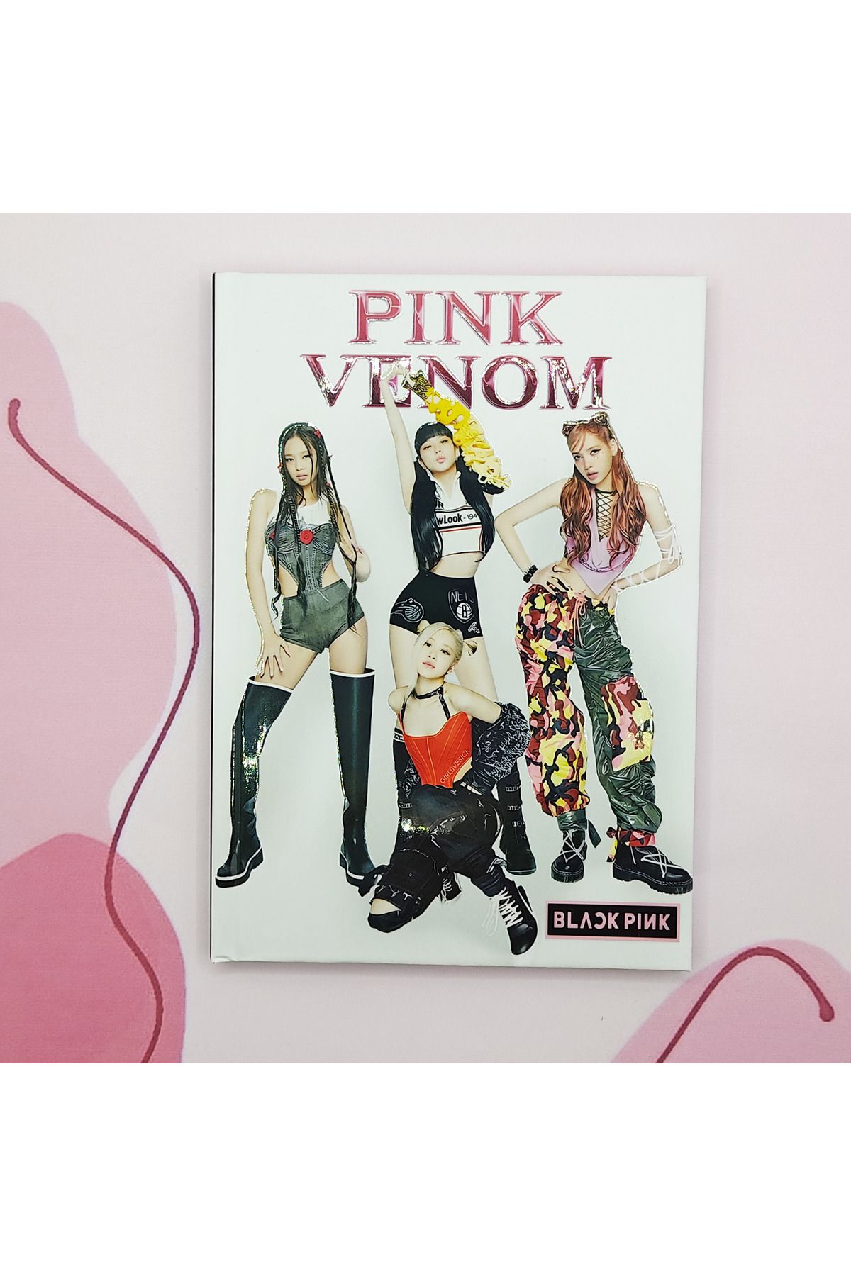 Limmy Blocnotes Venom Blackpink A5 - Copertă Rigidă, Agenda Nedatat - One Size