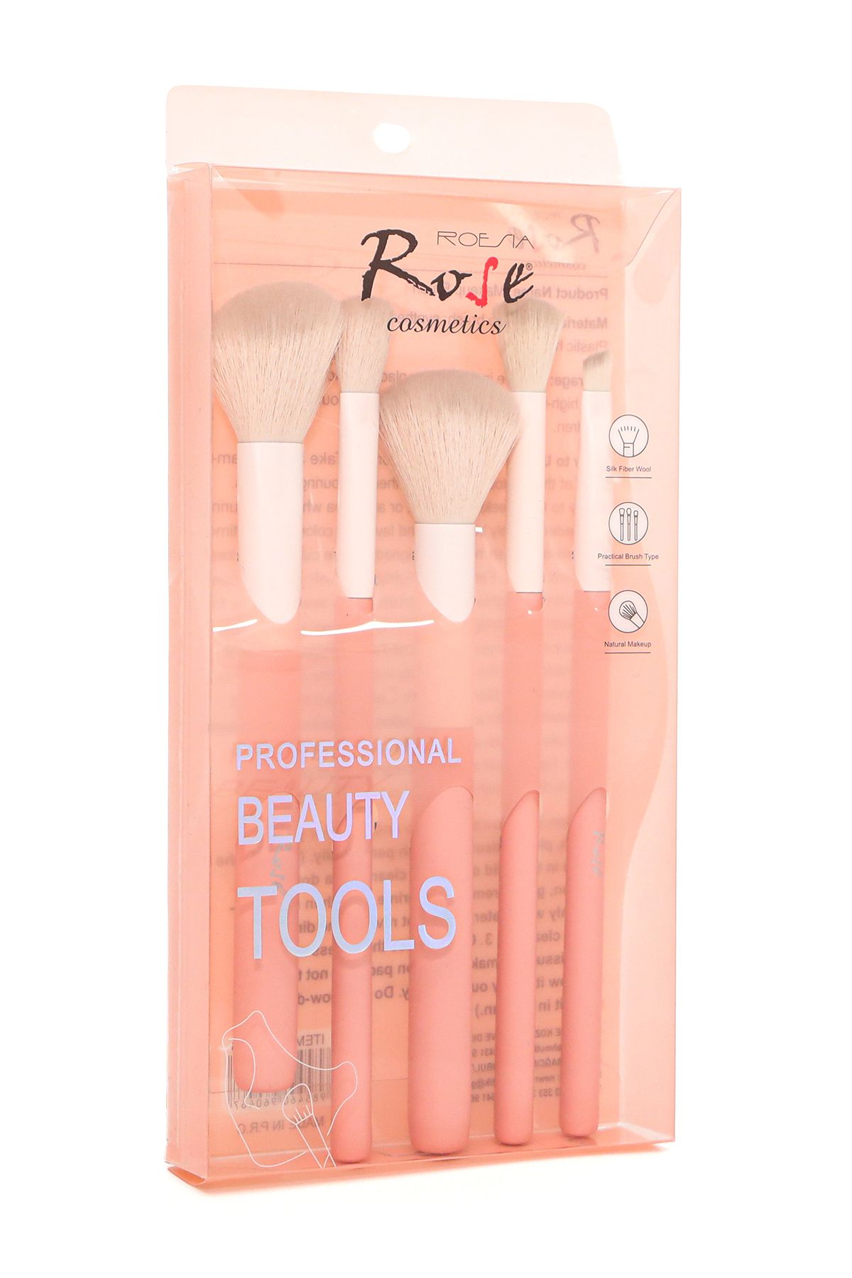 Rose Professıonel Beauty Tools 5'li Lüks Fırça Seti