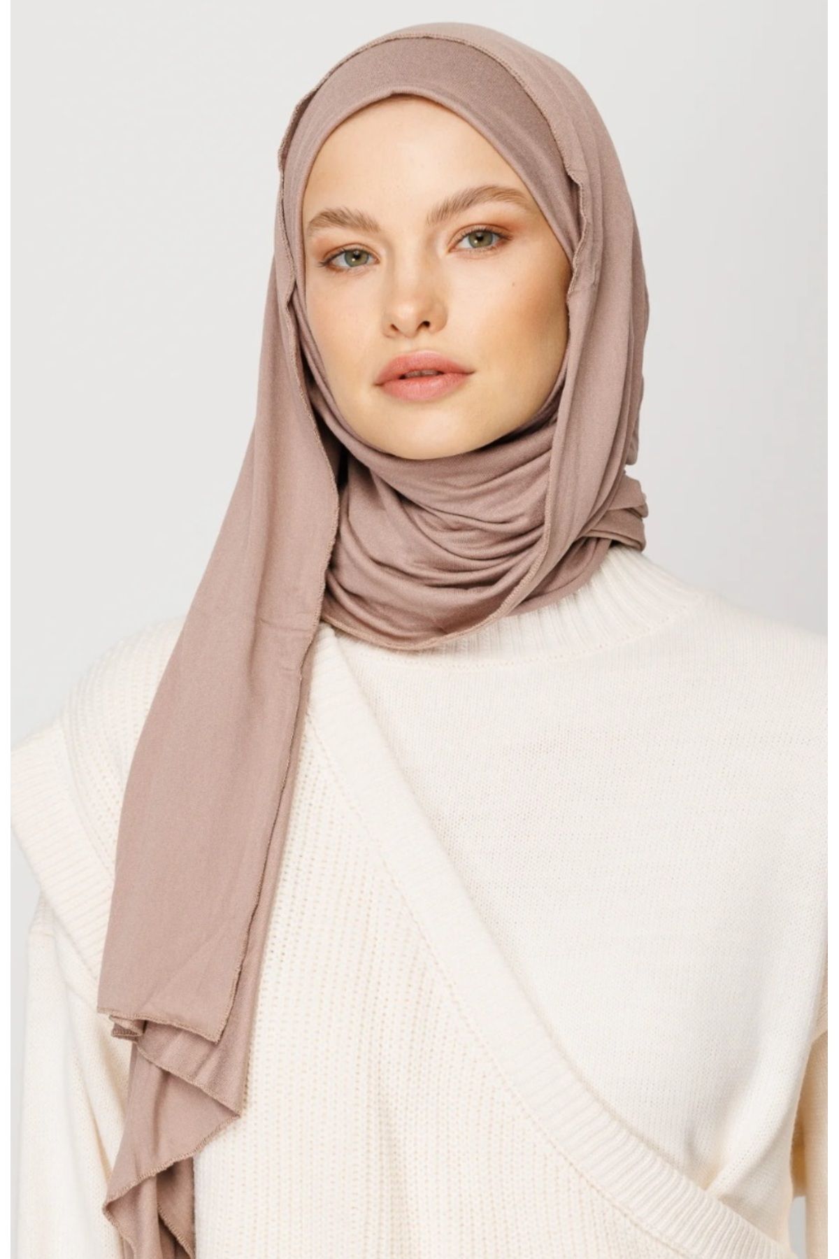 FRESCO SCARFS-Hijab Hijab Combed Shawl Soft Pink 3