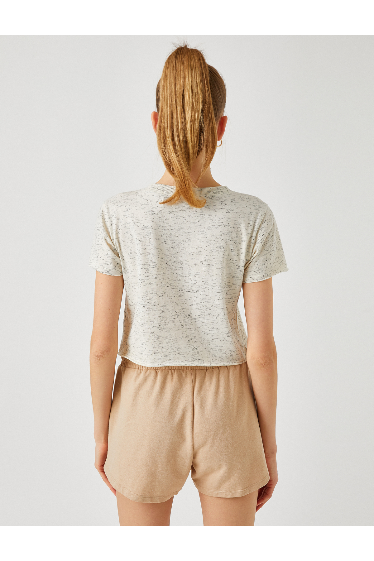 تیشرت زنانه اکرو کوتون | 2YAL18132OK اورجینال - تصویر 4