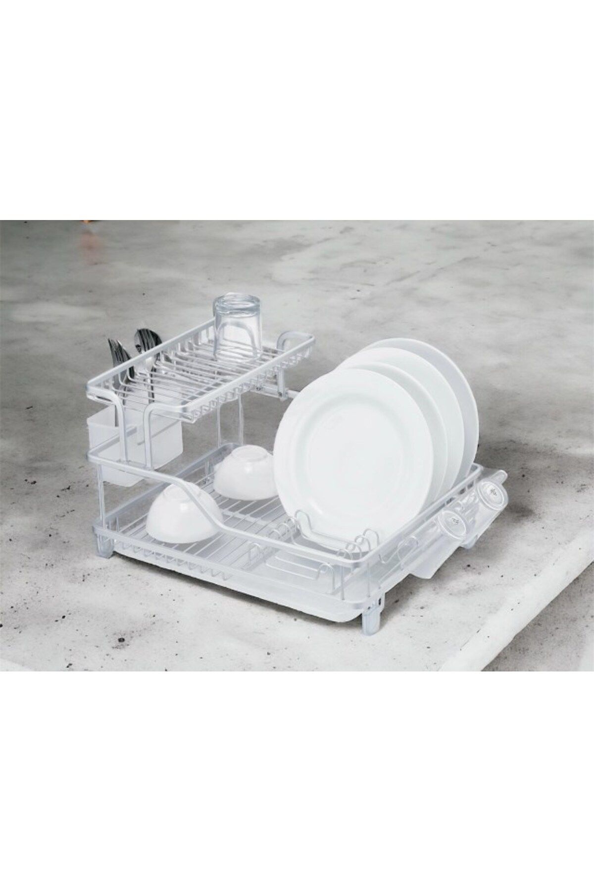 Org aluminum dish rack top