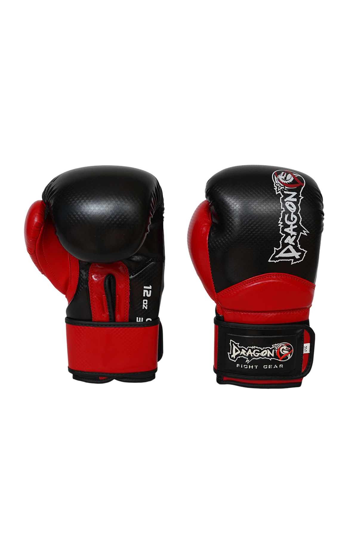 تجهیزات بوکس مشکی 30025 P کربن 5 دستکش Muay Thai Glides Kick Boxing Glove 0424 Dragondo