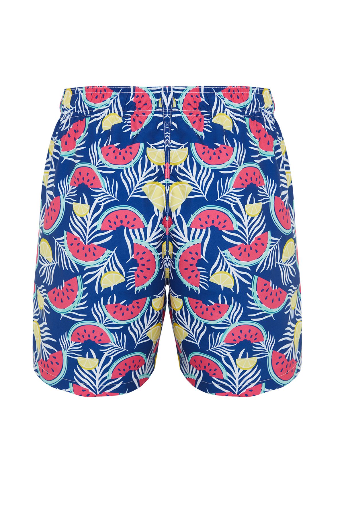 Trendyol Collection-Multicolored Standard Size Watermelon Printed Swim Shorts TMNSS24DS00019 2