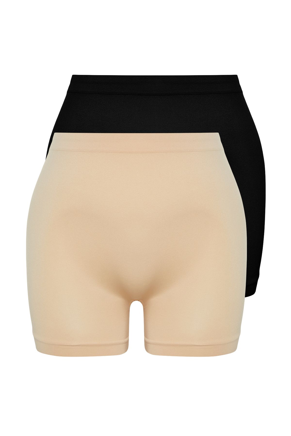 Trendyol Collection-Black-Skin 2er-Pack nahtlose/nahtlose Boxer-Strickhöschen THMSS24KU00032 7