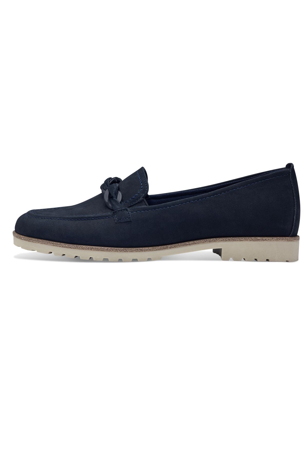 Tamaris-Damen Halbschuhe Slipper 1-24200-42 Blau 805 Navy Leder mit TOUCH-IT 3