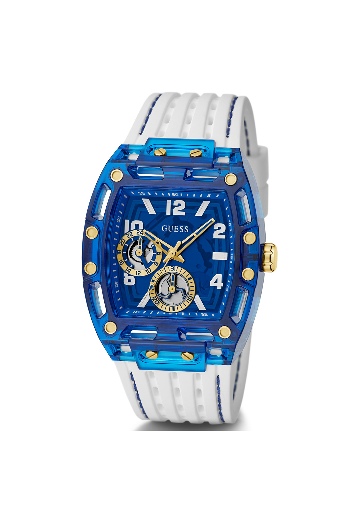 ساعت مردانه آبی سرمه ای گسGuess | GUGW0499G6 اورجینال - تصویر 6