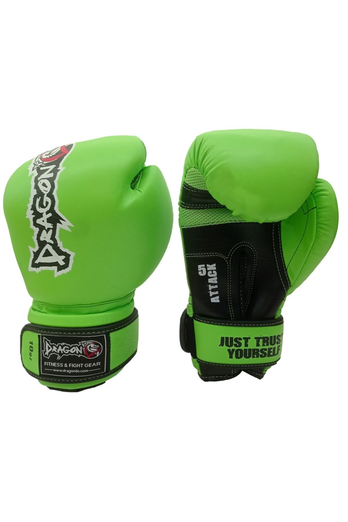 تجهیزات بوکس سبز حمله 5 Glides Muay Thai Kick Boxing دستکش 2024 سری جدید Dragondo