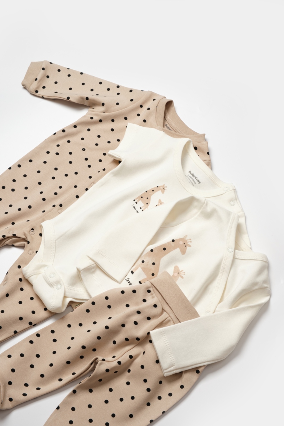 ست نوزادی پسرانه – دخترانه اکرو BabyCosy Organic Wear | enbacsy5112 اورجینال - تصویر 6