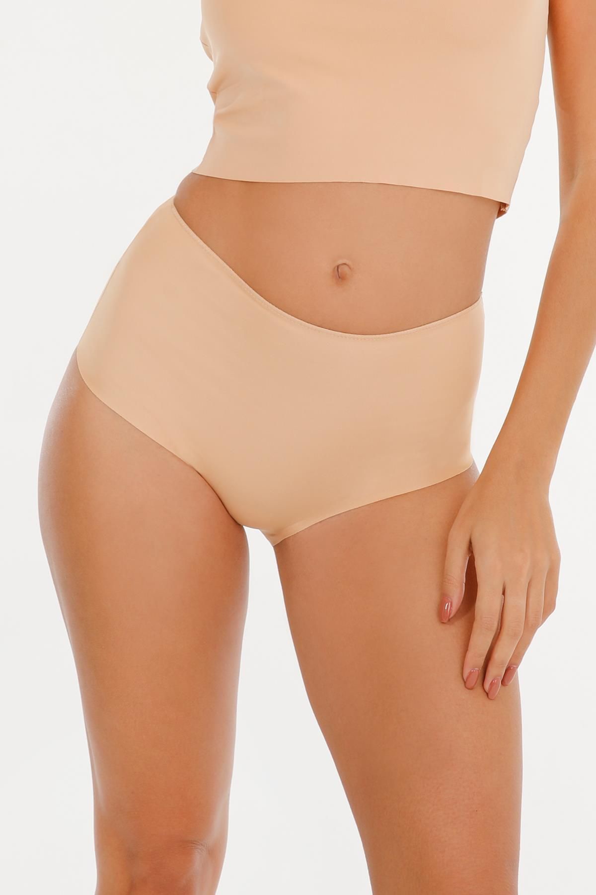 Sensu-Women's High Waist Laser Cut Panties Single STK2024 2