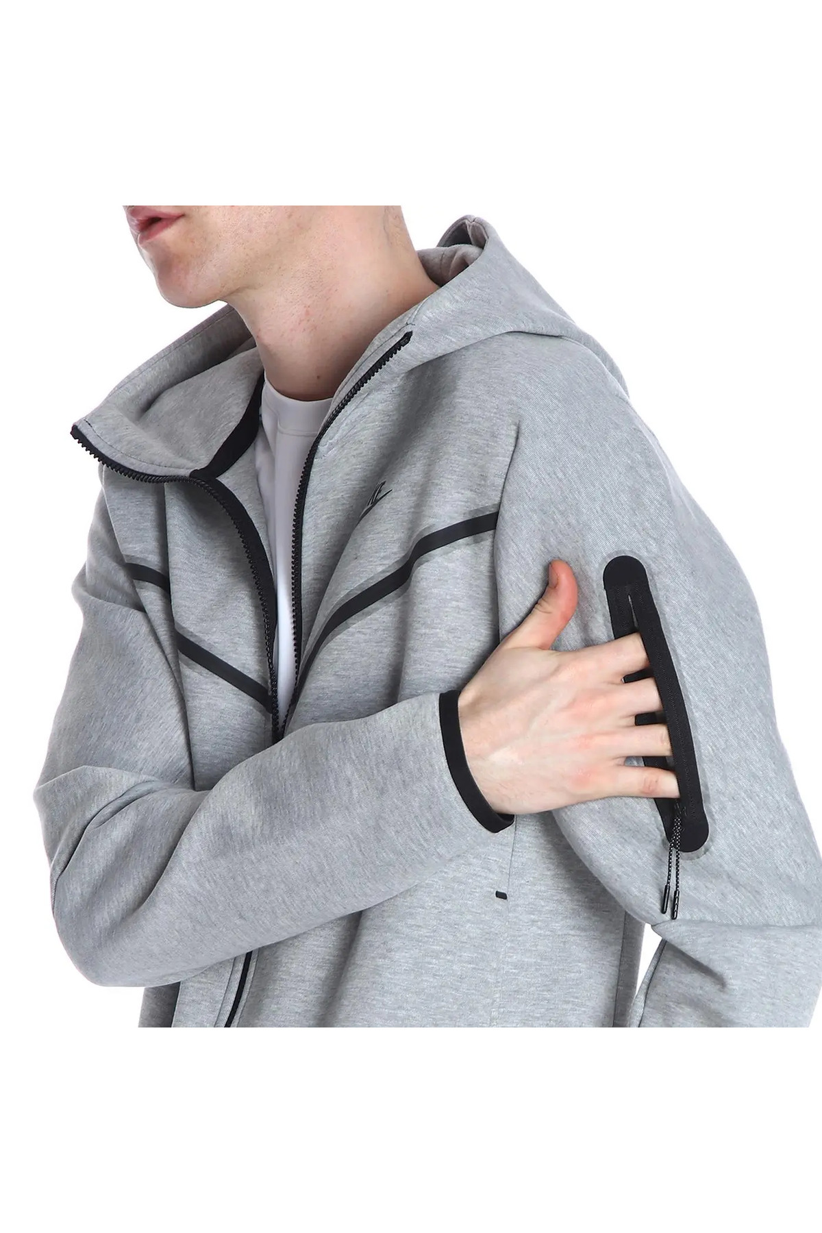 سویشرت اسپرت نایکی مردانه پلی استر خاکستری اسپرت  Regular/رگولار    Regular/رگولار اسپرت | Nike TYC66F7778CBA22520 KH - تصویر 7