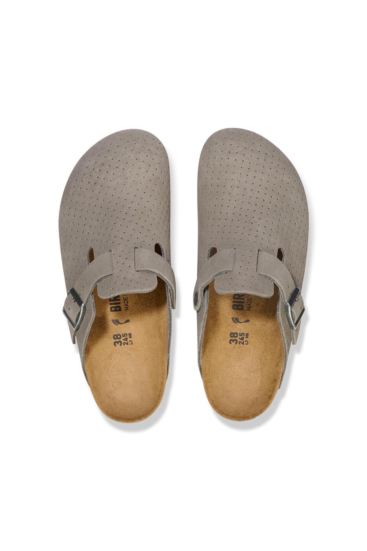 دمپایی بیرکن استاک مردانه اوا خاکستری  راسته      کژوال/روزمره | Birkenstock 1027060 DE - تصویر 3