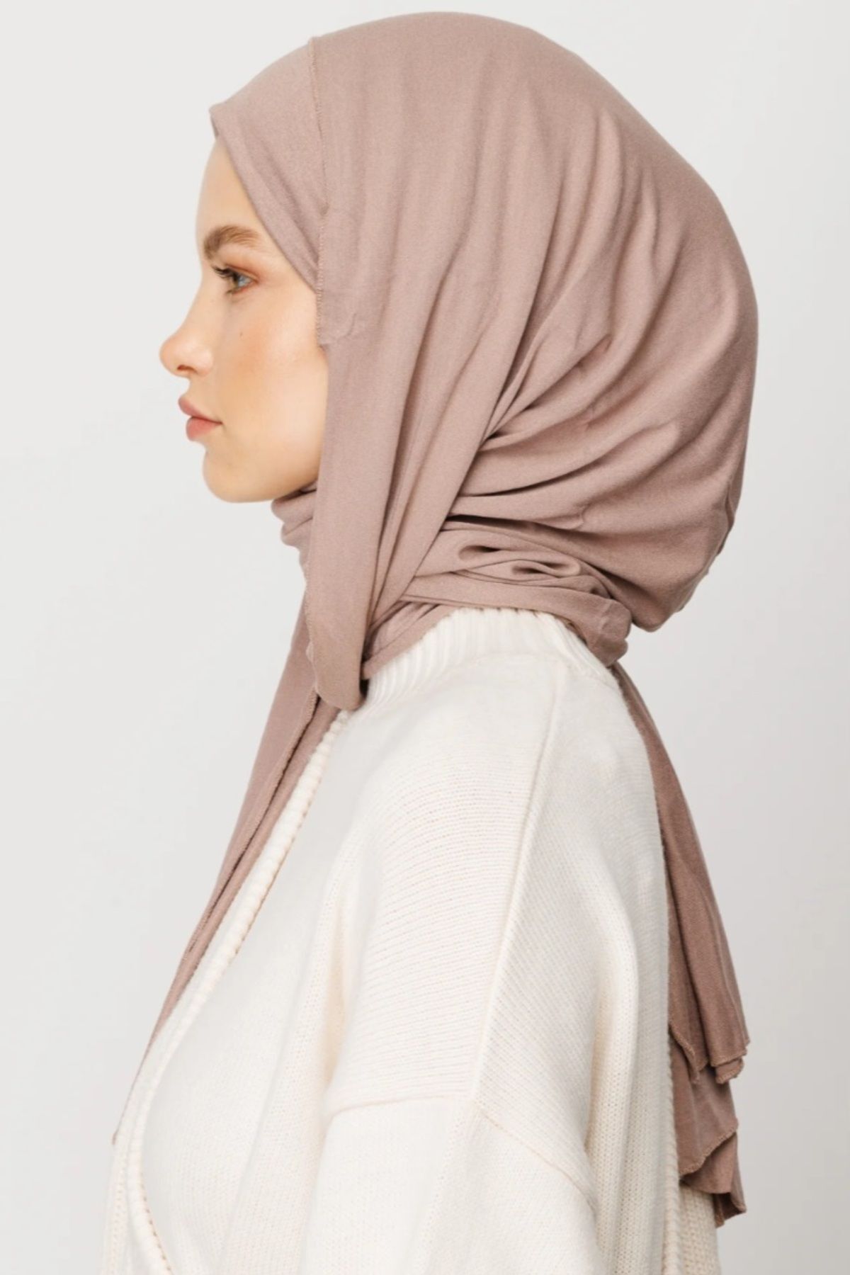 FRESCO SCARFS-Hijab Hijab Combed Shawl Soft Pink 2