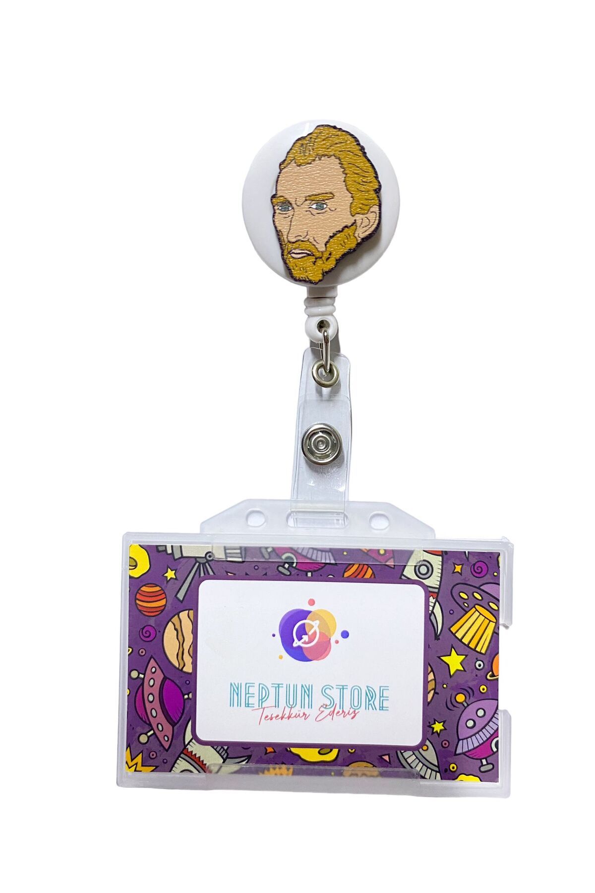 neptünstore Suport Pentru Carduri Yoyo Vincent Van Gogh - Suport Pentru Carduri Și Insigne De Identitate - One Size