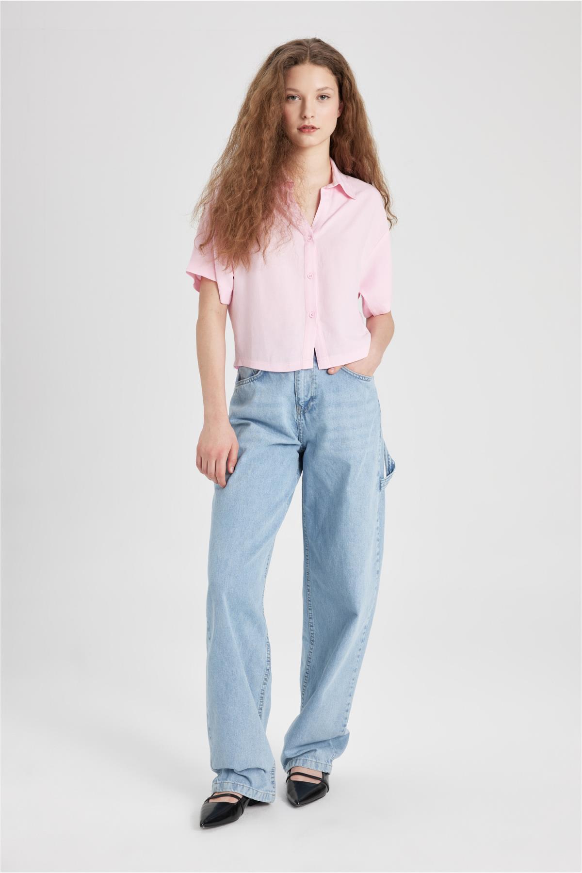 شومیز زنانه دفاکتو | C3807AX24SP Defacto - Image 2